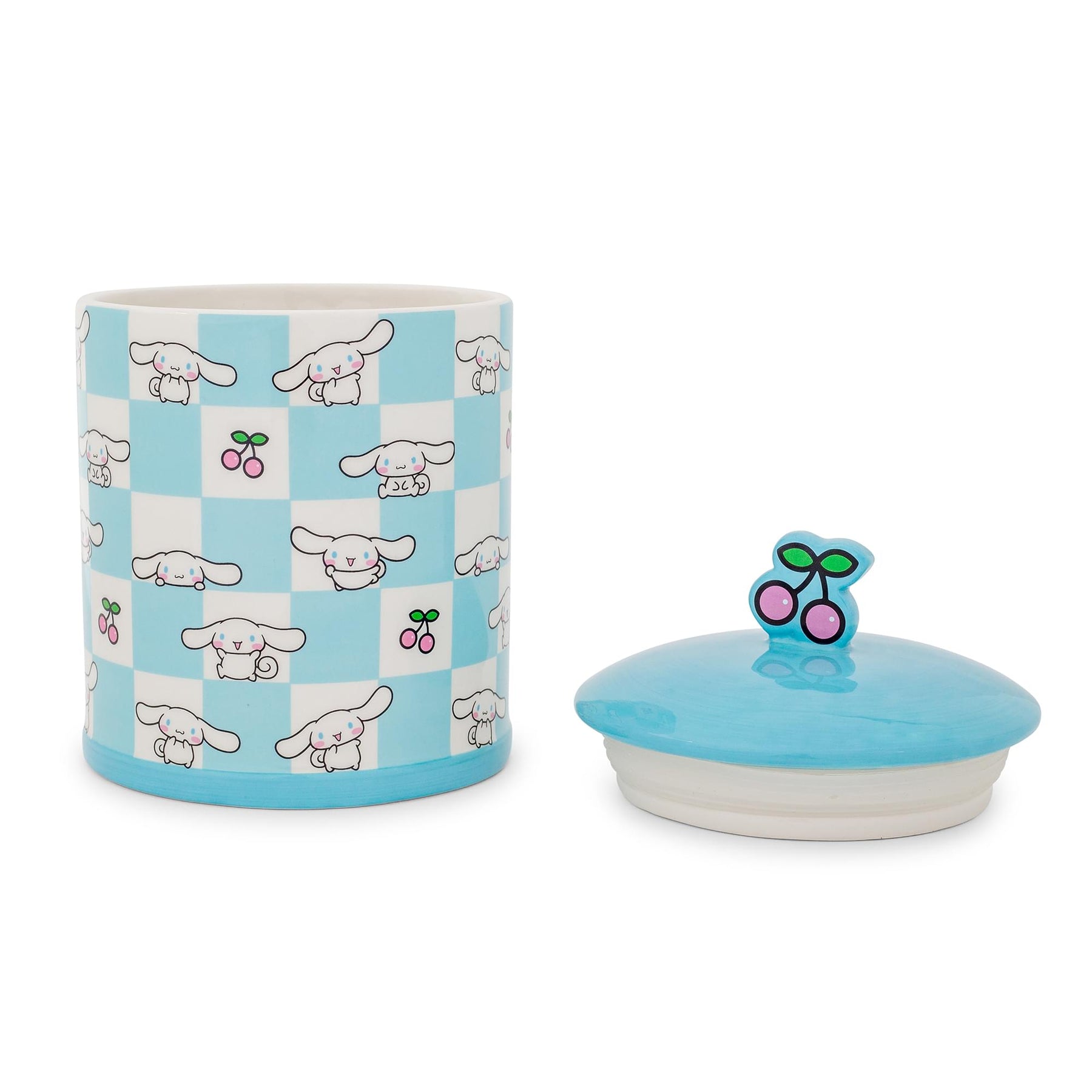 Sanrio Cinnamoroll Cherry Ceramic Snack Jar | Holds 64 Ounces