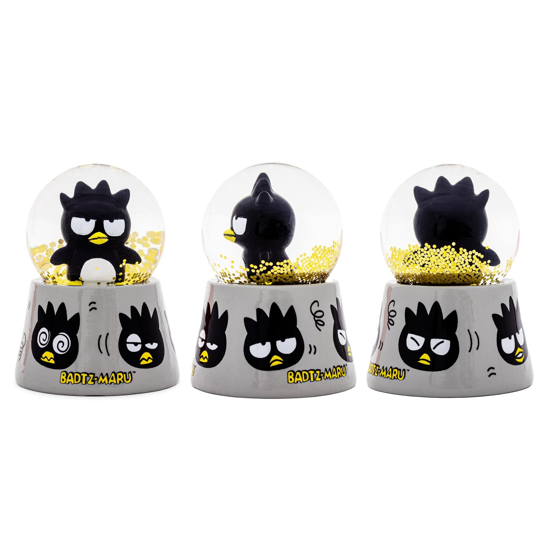 Sanrio Badtz-Maru Mini Snow Globe | 3 Inches Tall