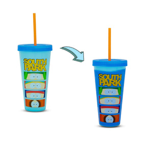 South Park Characters Color-Changing Plastic Tumbler | Holds 24 Ounces