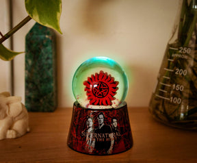 Supernatural Anti-Possession Symbol Light-Up Mini Snow Globe | 2.75 Inches Tall