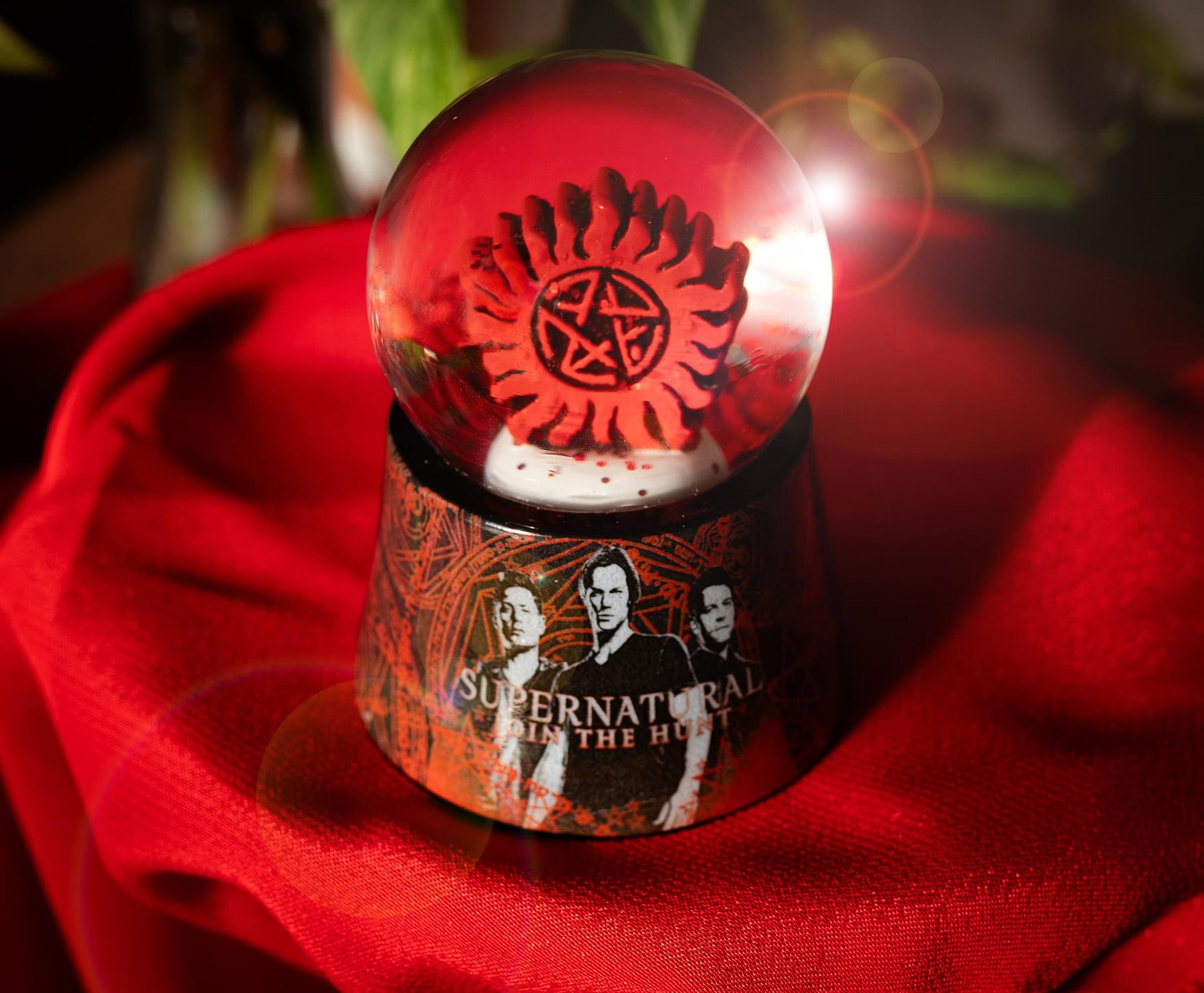 Supernatural Anti-Possession Symbol Light-Up Mini Snow Globe | 2.75 Inches Tall