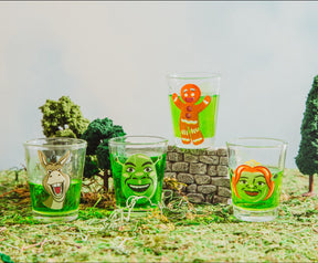 Shrek Characters 2-Ounce Mini Shot Glasses | Set of 4