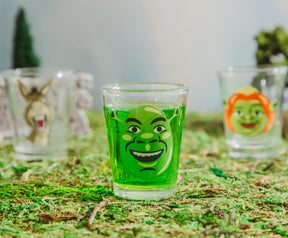 Shrek Characters 2-Ounce Mini Shot Glasses | Set of 4