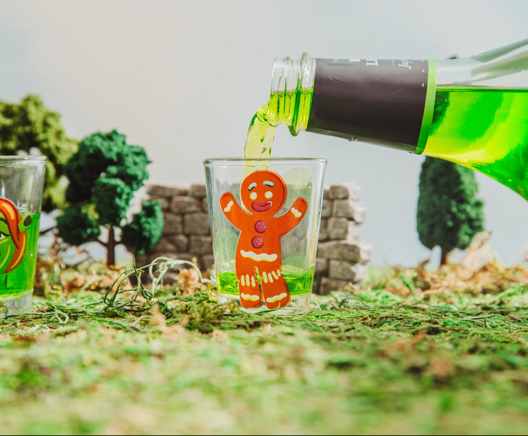 Shrek Characters 2-Ounce Mini Shot Glasses | Set of 4