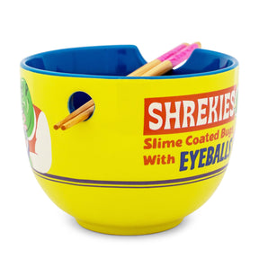 Shrek "Shrekies Eyeballs Cereal" 20-Ounce Ramen Bowl and Chopstick Set