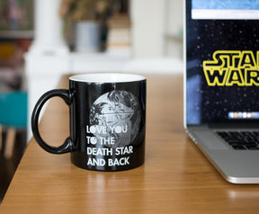 Star Wars "Love You To The Death Star And Back" Ceramic Mug | Holds 20 Ounces