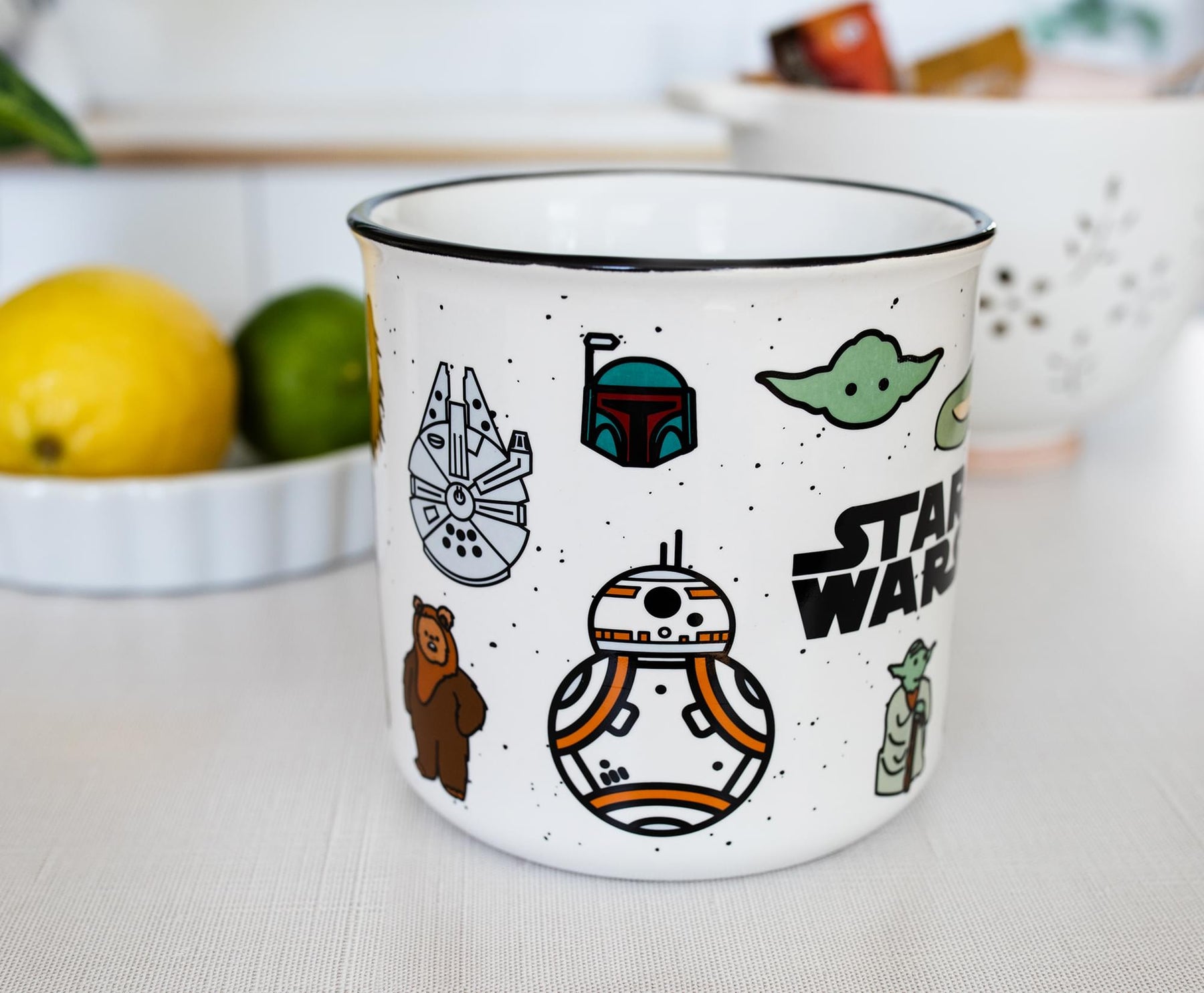 Star Wars Characters Ceramic Camper Mug | Holds 20 Ounces