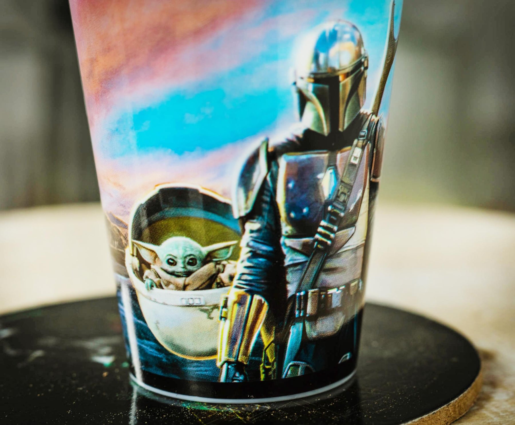 Star Wars: The Mandalorian 1.5-Ounce Plastic Mini Cups | Set of 4