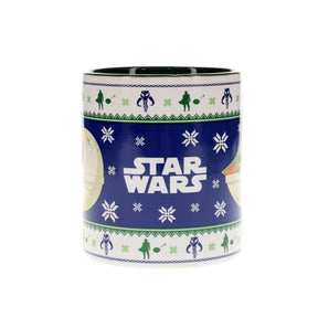 Star Wars: The Mandalorian Grogu Christmas Sweater Ceramic Mug | Holds 20 Ounces