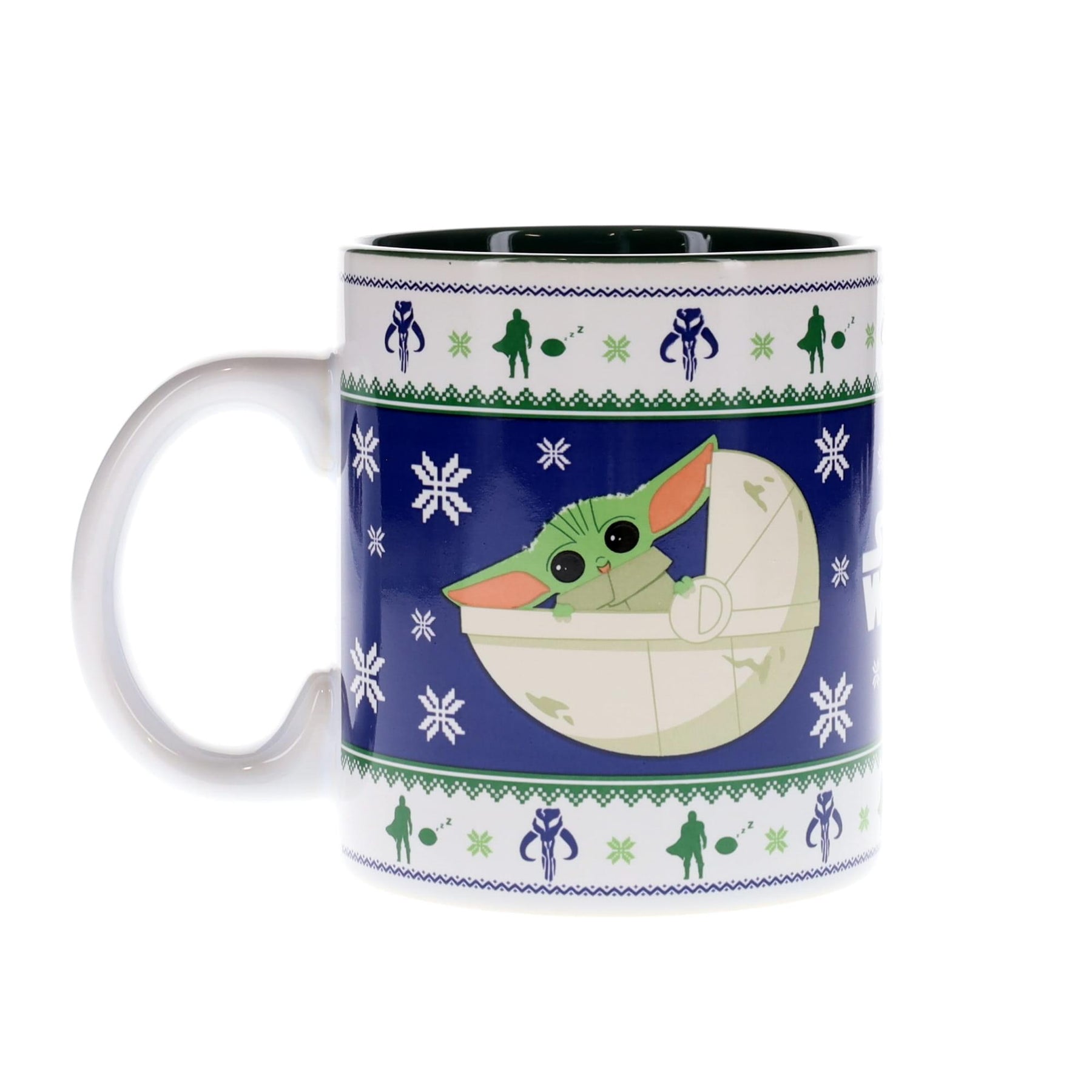 Star Wars: The Mandalorian Grogu Christmas Sweater Ceramic Mug | Holds 20 Ounces