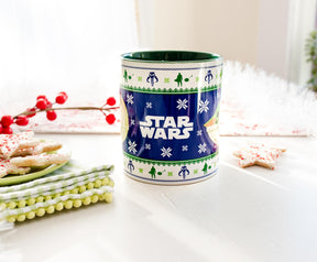 Star Wars: The Mandalorian Grogu Christmas Sweater Ceramic Mug | Holds 20 Ounces