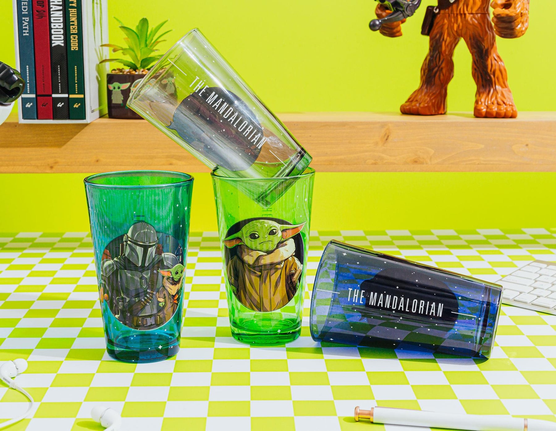 Star Wars: The Mandalorian 16-Ounce Pint Glasses | Set of 4