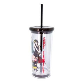 Spy X Family Trio Plastic Cold Cup With Lid and Straw | Holds 20 Ounces