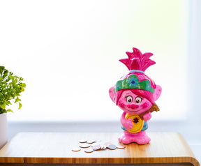 Trolls Poppy Sculpted Ceramic Money Bank | 6 Inches Tall