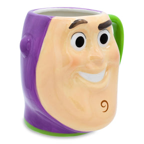 Disney Pixar Toy Story Buzz Lightyear Sculpted Ceramic Mug | Holds 20 Ounces