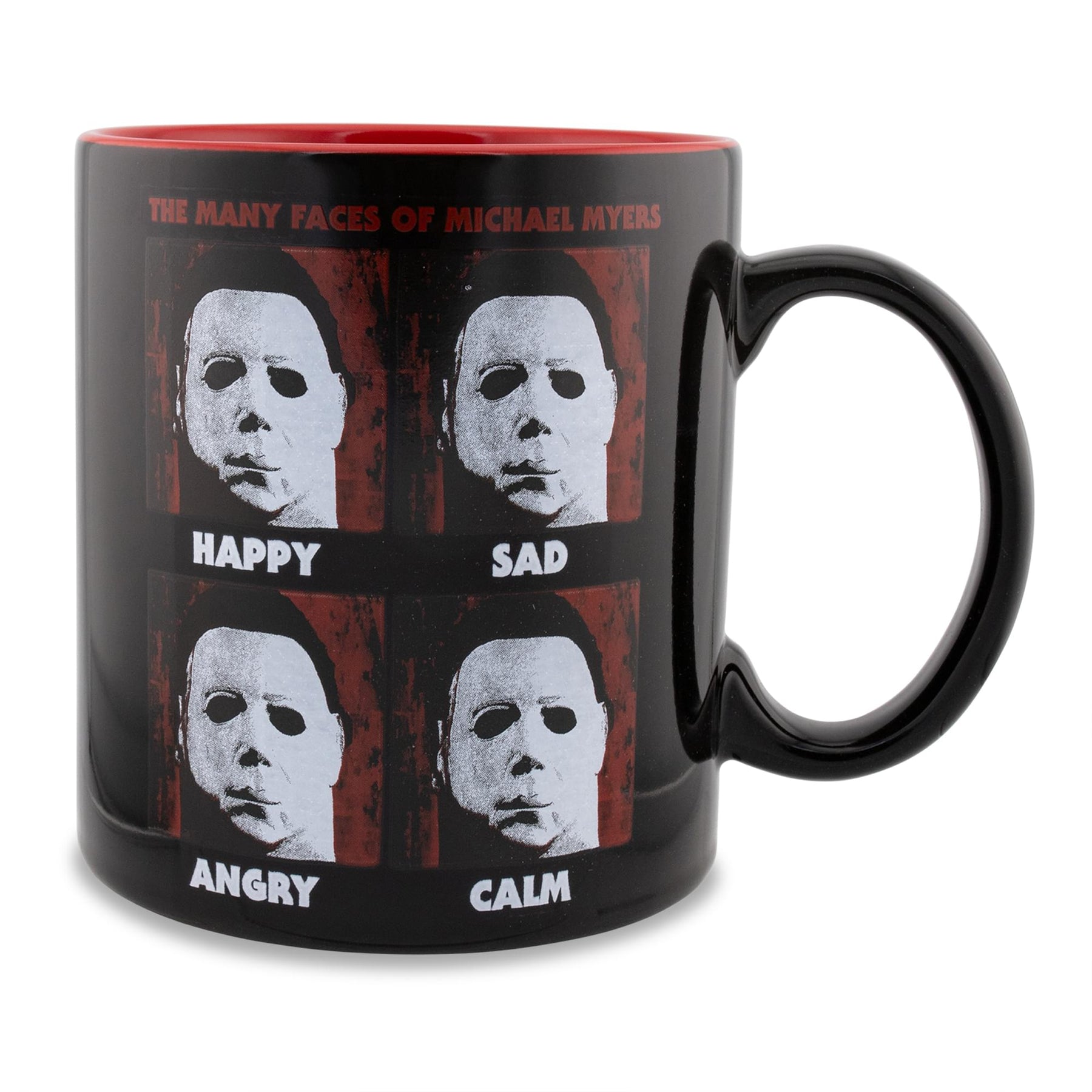 Halloween Many Faces of Michael Myers Ceramic Mug | Holds 20 Ounces