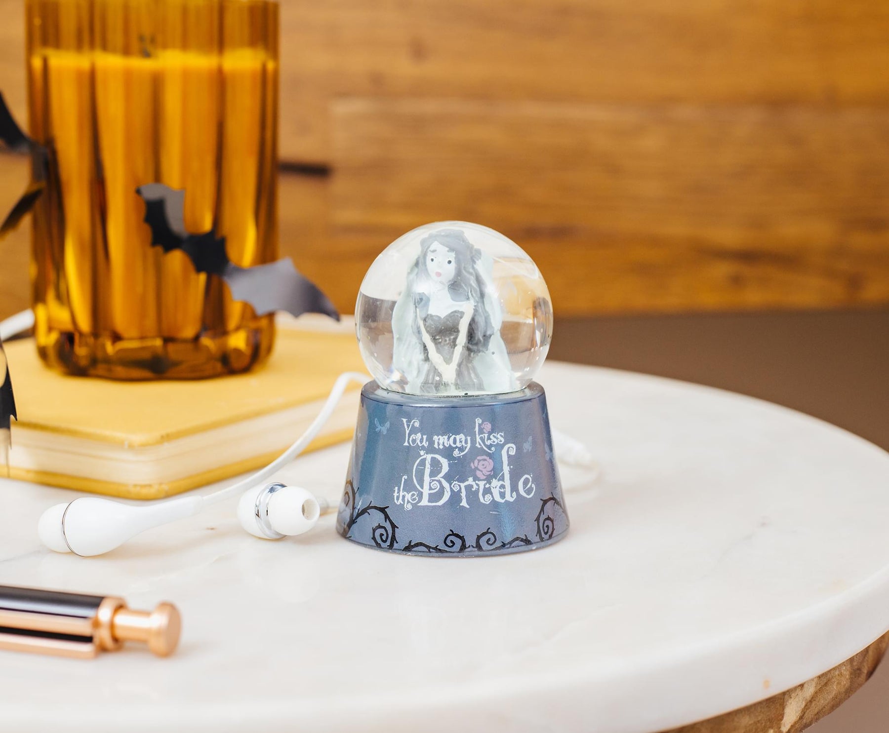 Tim Burton's Corpse Bride Emily Light-Up Mini Snow Globe | 3 Inches Tall