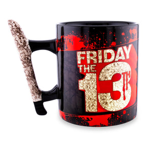 Friday The 13th Jason Mask 20-Ounce Ceramic Mug With Machete-Shaped Handle