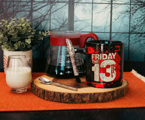 Friday The 13th Jason Mask 20-Ounce Ceramic Mug With Machete-Shaped Handle