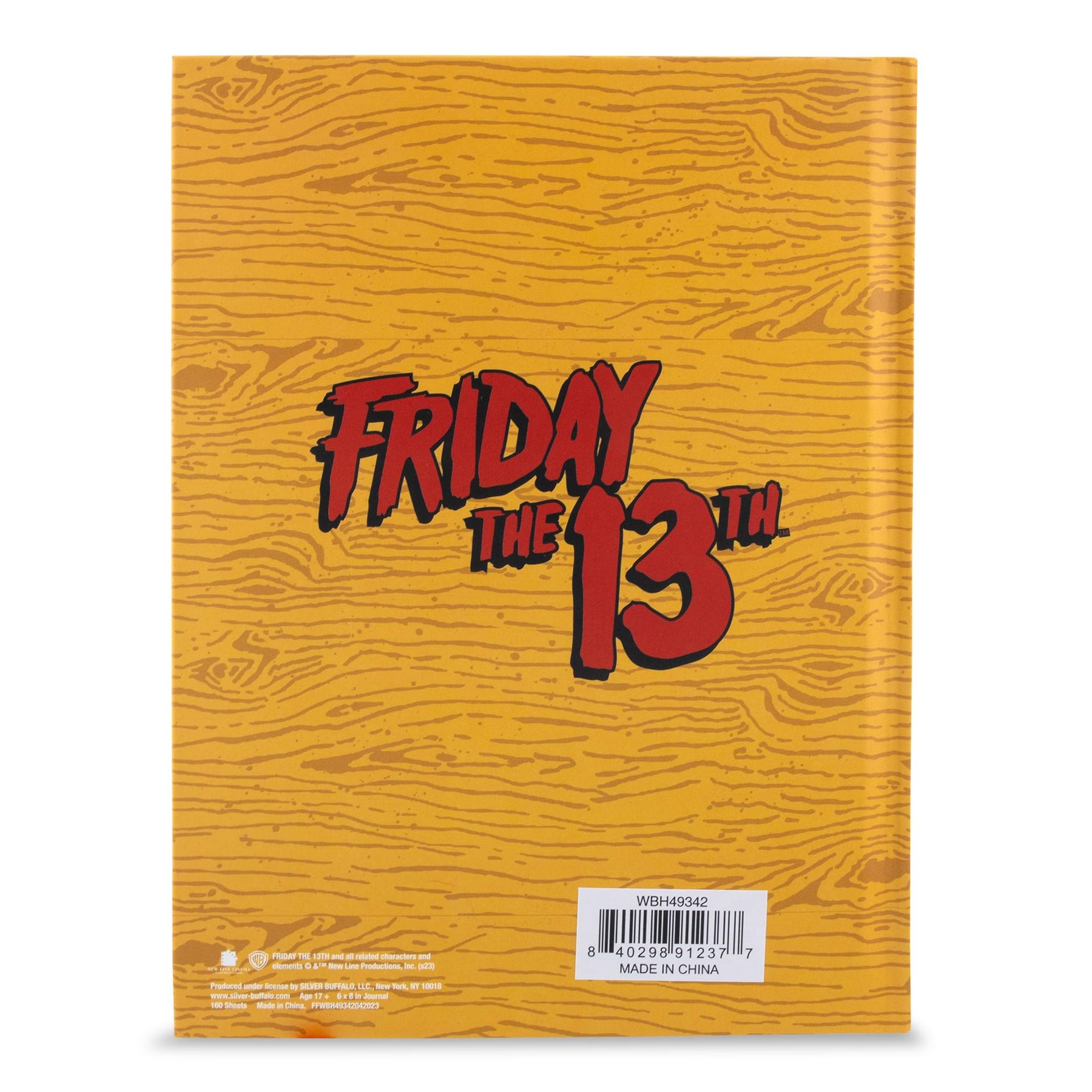 Friday The 13th "Welcome To Camp Crystal Lake" Hardcover Journal Notebook