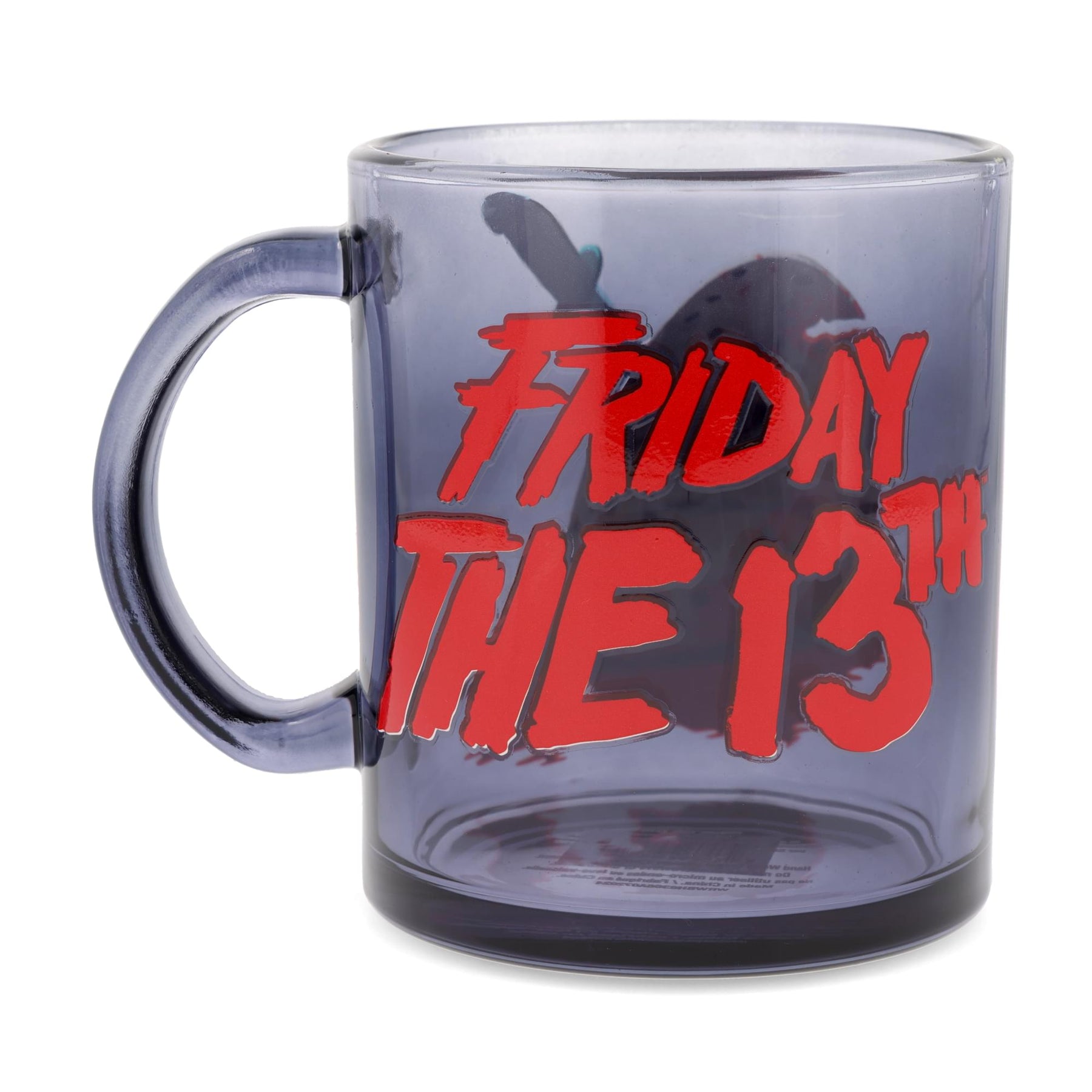 Friday the 13th Jason Voorhees Mask Glass Mug | Holds 18 Ounces