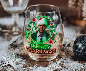 National Lampoon's Christmas Vacation Merry Clarkmas Stemless Glass | 20 Ounces