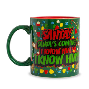 Elf "OMG! Santa's Coming!" Ceramic Mug | Holds 20 Ounces