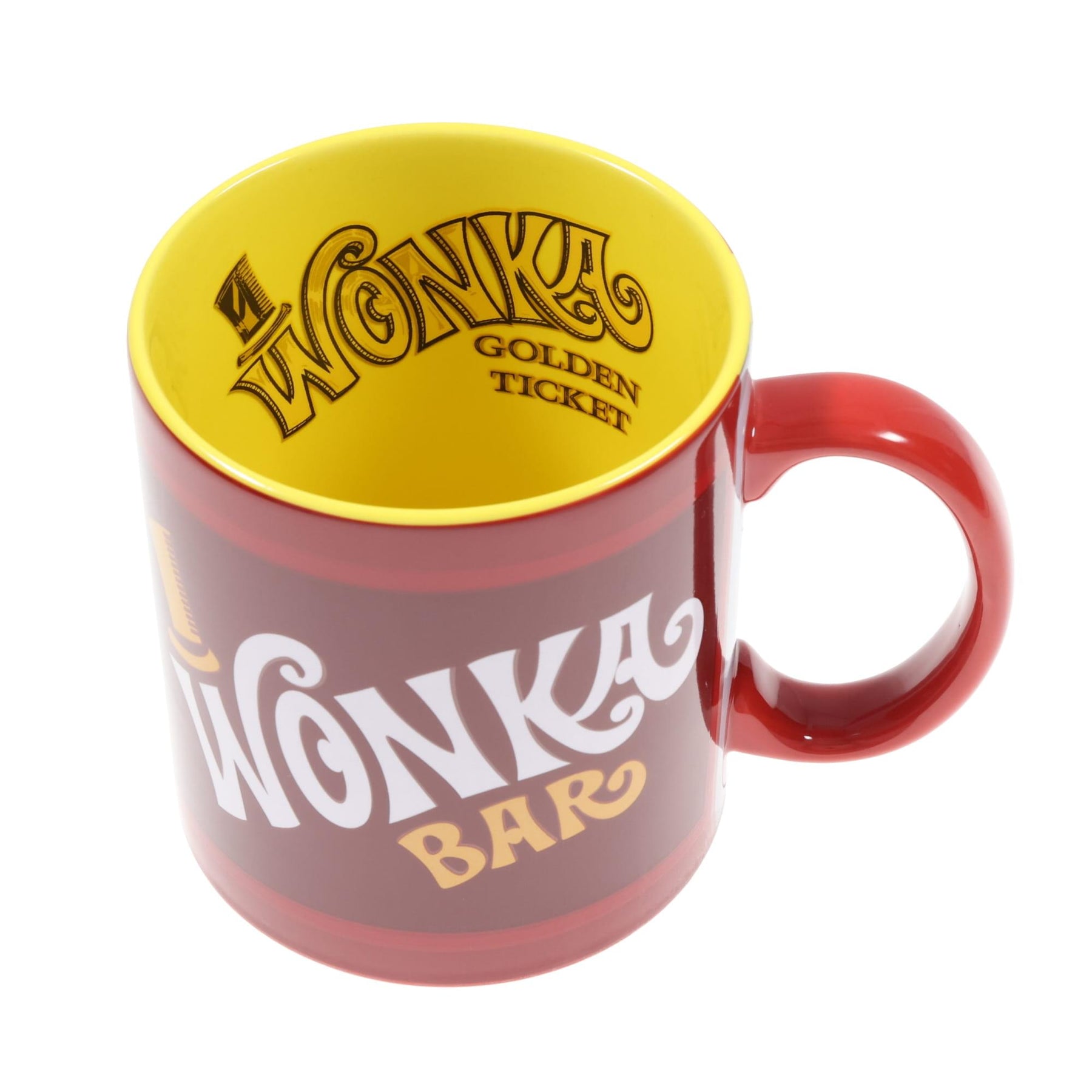 Willy Wonka & The Chocolate Factory Wonka Bar Winning Ticket Ceramic Mug