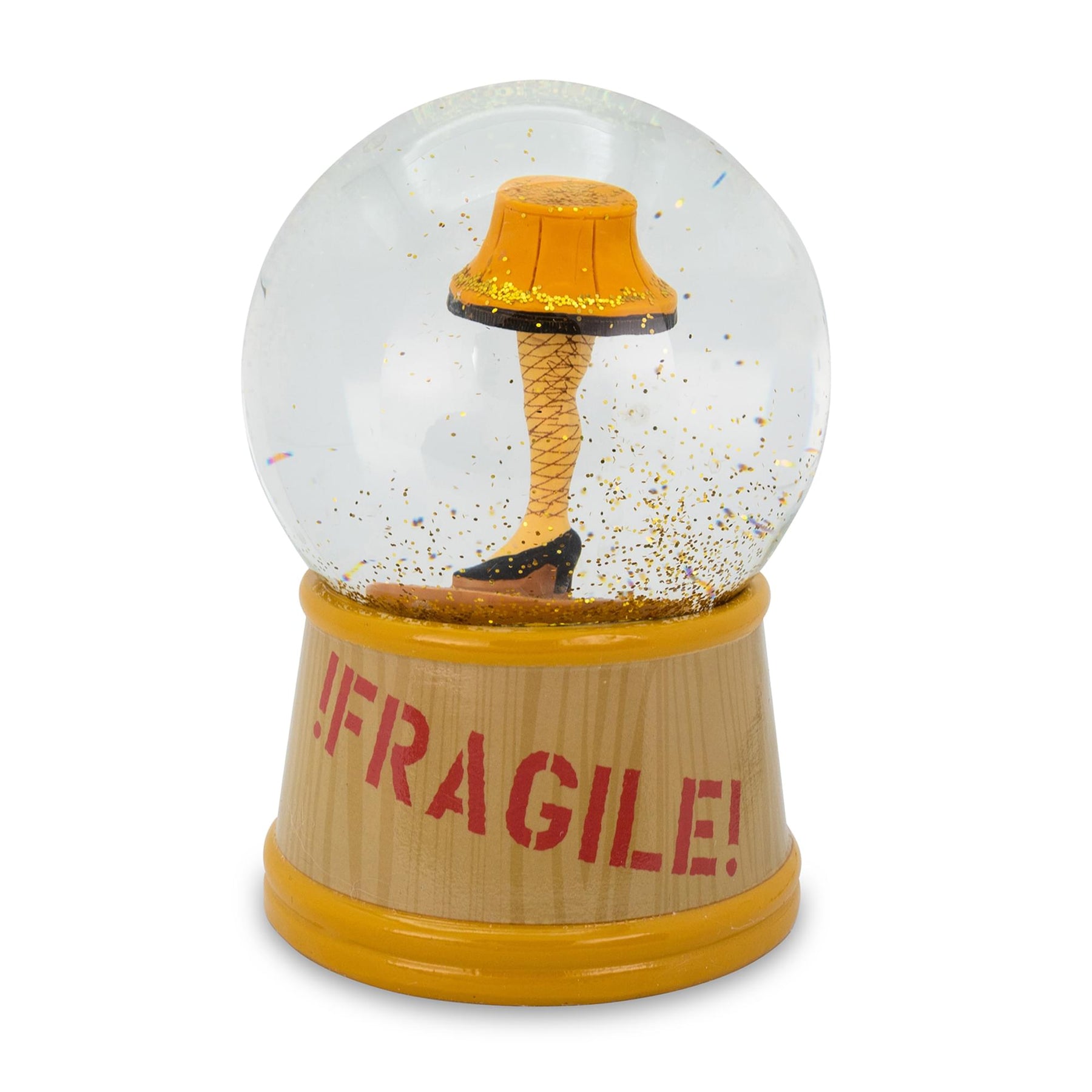 A Christmas Story Leg Lamp Light-Up Collectible Snow Globe | 6 Inches Tall