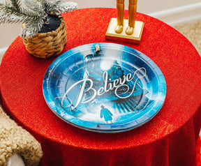 The Polar Express Train Arrival "Believe" 8-Piece Paper Plate Set