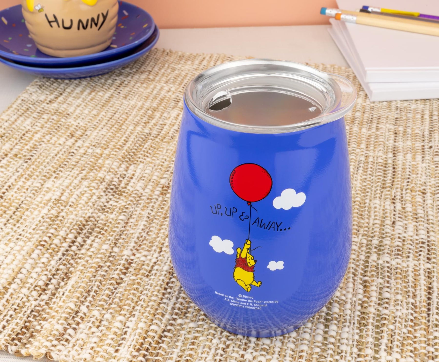 Disney Winnie the Pooh "Up, Up And Away" 10-Ounce Stainless Steel Tumbler