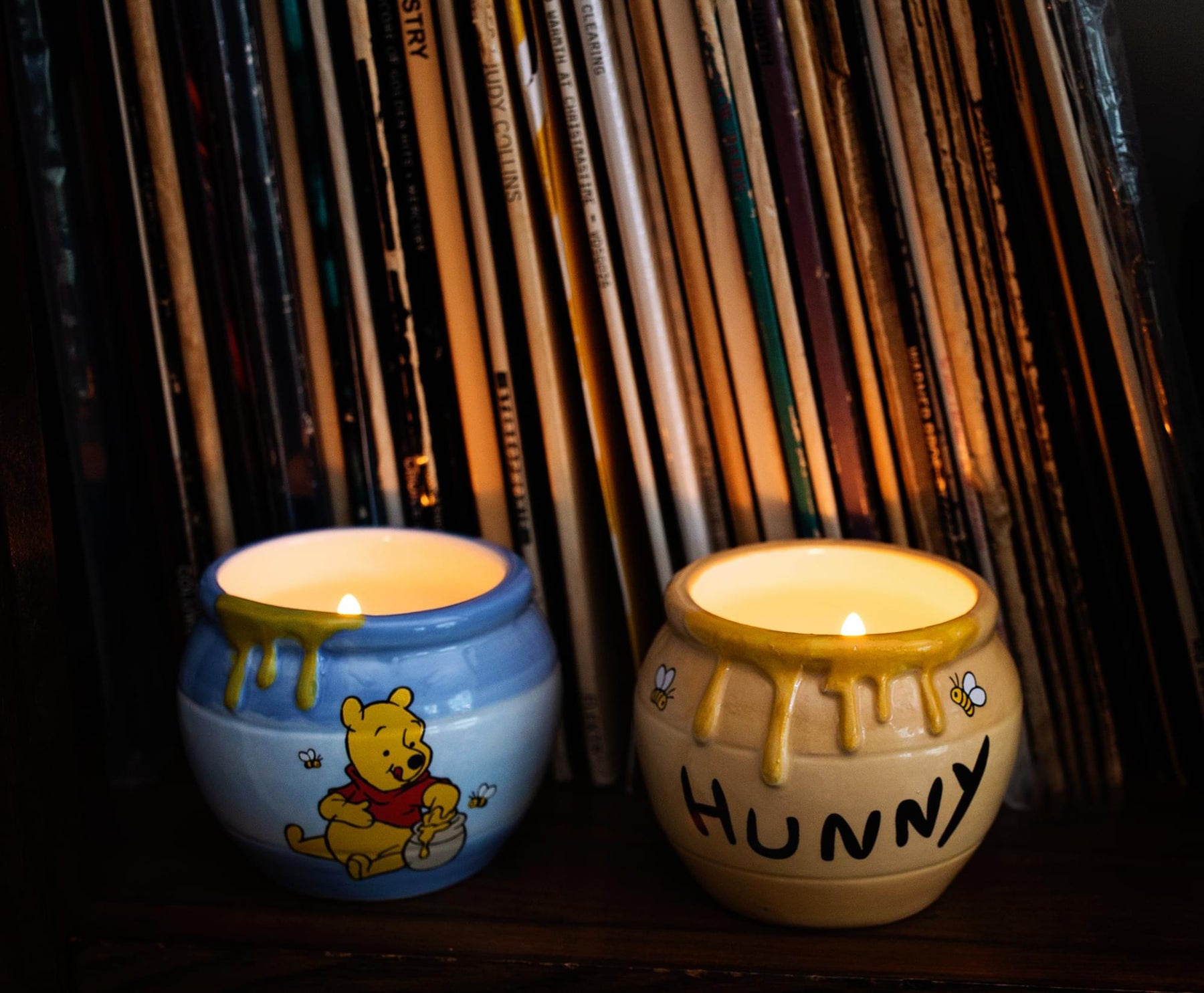 Disney Winnie the Pooh Hunny Pot Sculpted Ceramic Mini Mugs | Set of 2