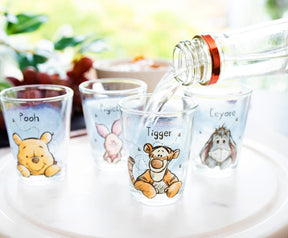 Disney Winnie The Pooh Character Portraits 2-Ounce Mini Shot Glasses | Set of 4