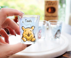 Disney Winnie The Pooh Character Portraits 2-Ounce Mini Shot Glasses | Set of 4