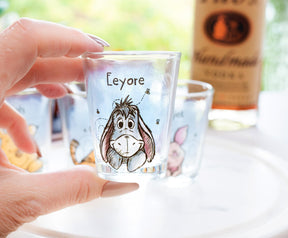 Disney Winnie The Pooh Character Portraits 2-Ounce Mini Shot Glasses | Set of 4