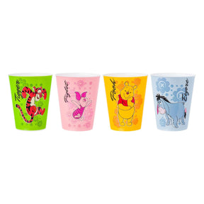 Disney Winnie the Pooh 2 Ounce Plastic Mini Cup Set of 4