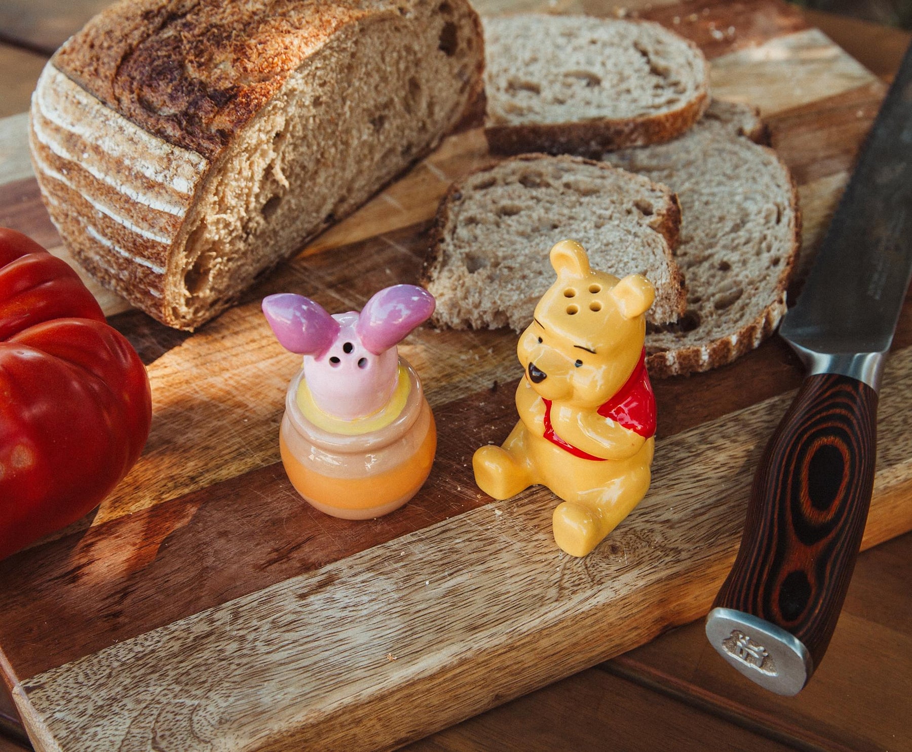 Disney Winnie The Pooh And Piglet Salt and Pepper Shakers | Set of 2