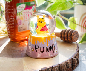 Disney Winnie the Pooh "Oh, Bother" Light-Up Mini Snow Globe | 2.75 Inches Tall