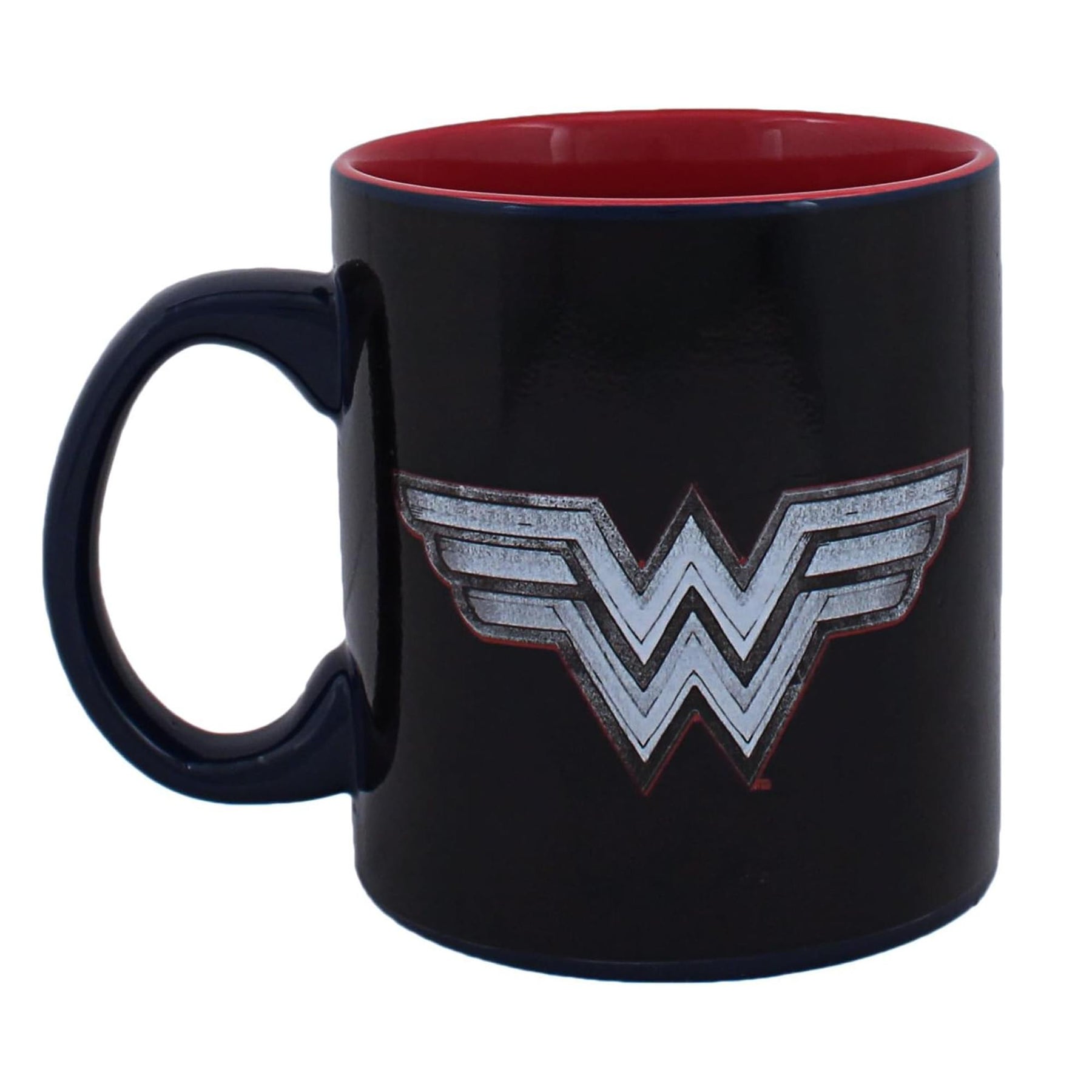 DC Comics Wonder Woman Logo with Character Heat Reveal 20oz Ceramic Mug