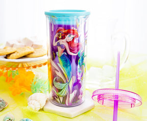 Disney The Little Mermaid Ariel and Friends Color-Changing Plastic Tumbler