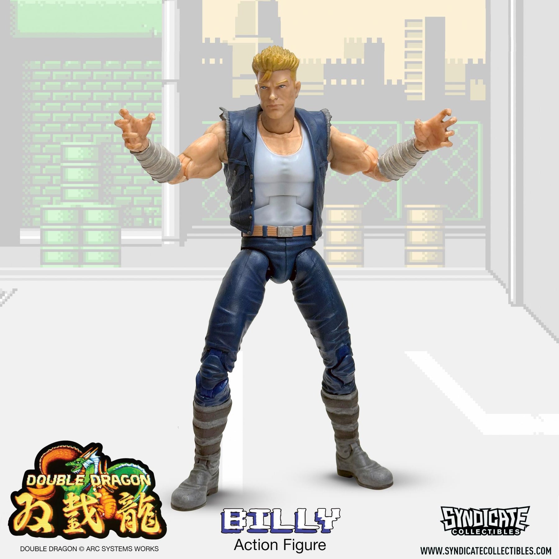 Double Dragon Billy Lee 7-Inch Deluxe Action Figure