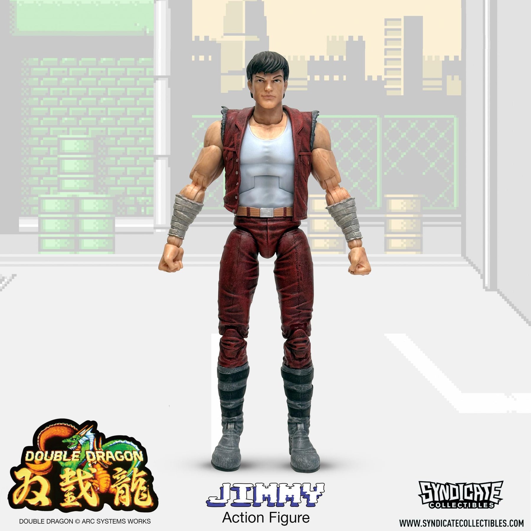 Double Dragon Jimmy Lee 7-Inch Deluxe Action Figure