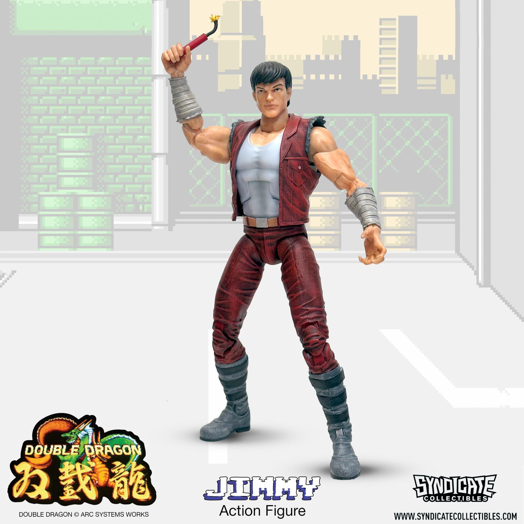 Double Dragon Jimmy Lee 7-Inch Deluxe Action Figure