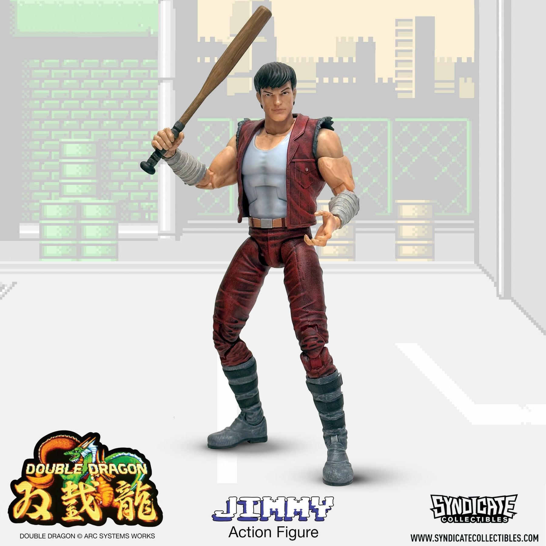 Double Dragon Jimmy Lee 7-Inch Deluxe Action Figure