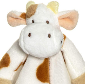 Teddykompaniet Diinglisar Collection 11 Inch Plush Animal Blanket | Cow