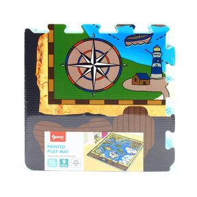 Sunta Play Mat DIY Treasure Map and Ship | 9 Piece Set