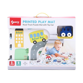 Sunta Play Mat DIY Around The Town and Car | 9 Piece Set