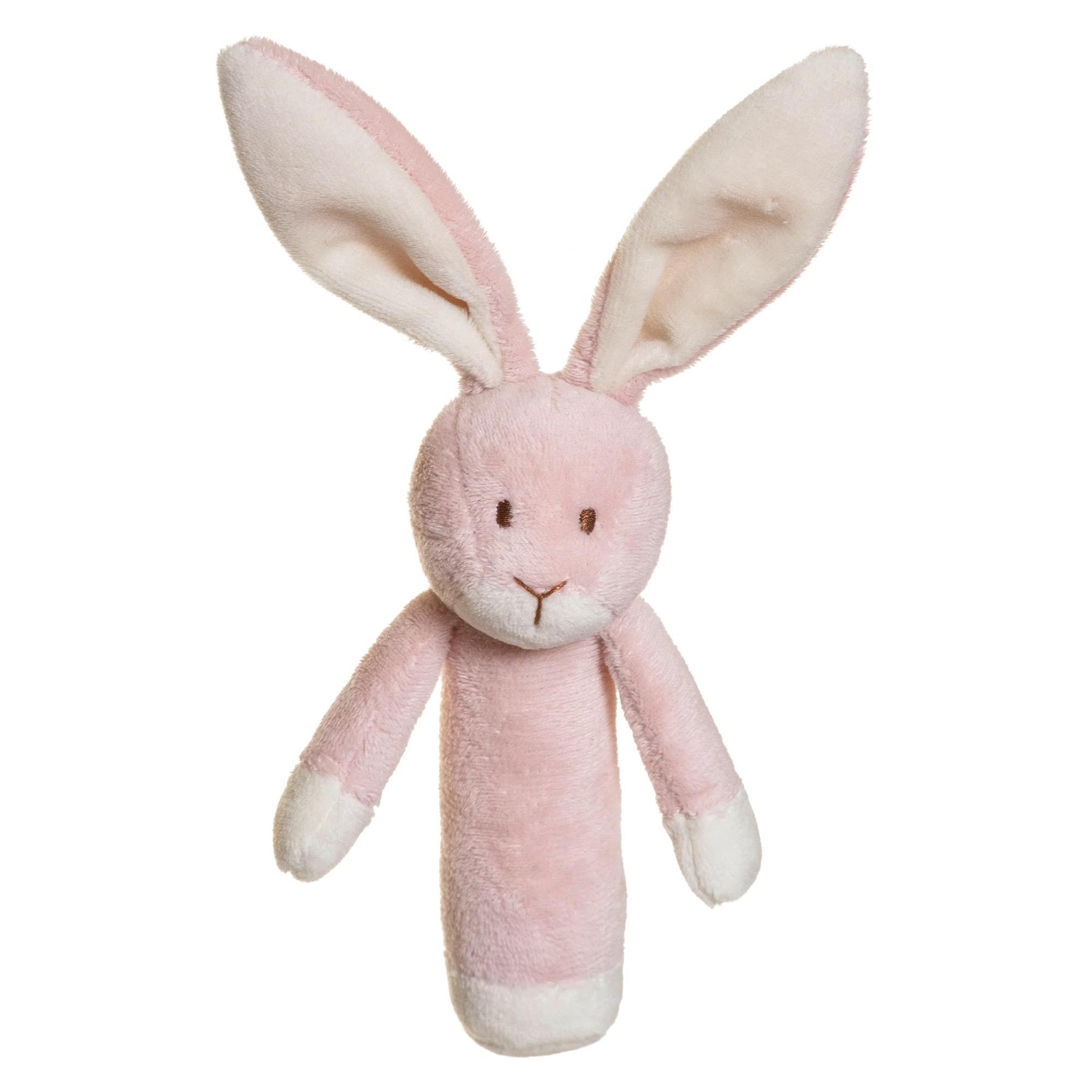 Teddykompaniet Plush Baby Rattle | Rose Bunny