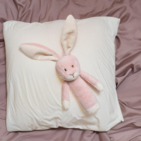 Teddykompaniet Plush Baby Rattle | Rose Bunny