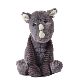 Les Delingos Original Plush Animal | Grobisou the Grey Rhino